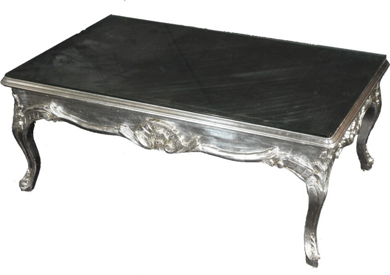 Casa Padrino Barock Couchtisch Silber 120 x 80 cm Casa Padrino Barock Couchtisch Silber 120 x 80 cm