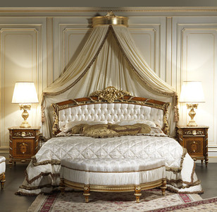 Barock Schlafzimmer Set - Luxus Barock Bett von Casa Padrino